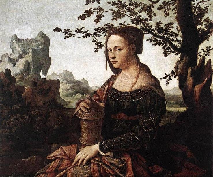 Unknown Artist Mary Magdalene By Jan van Scorel